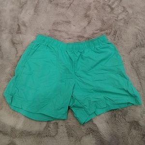 Columbia Green Thin Shorts